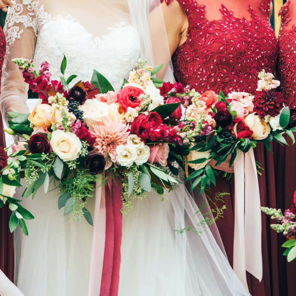 Top wedding colour scheme ideas for all seasons red colour scheme